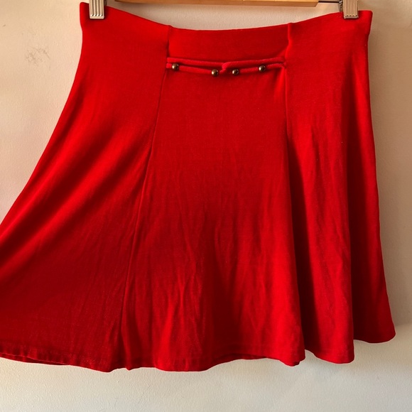 Vintage Red Skirt S/M GUC - Picture 1 of 6